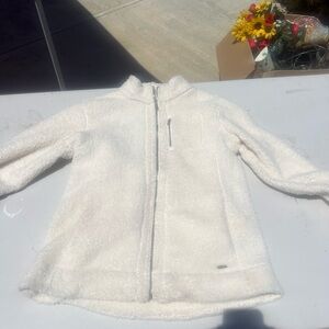 White Sherpa Calvin Klein Jacket